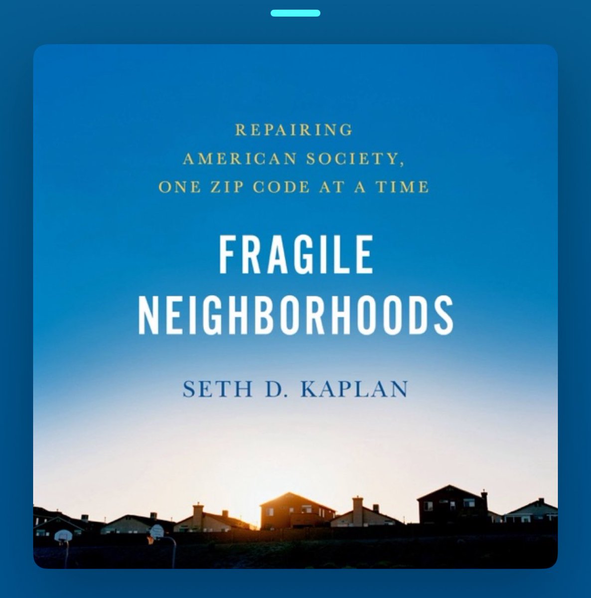 I recently read this book by Seth Kaplan and was so inspired that I reached out to him. He was nice enough to talk a call with me.

His research of the local ecosystem confirms so many of my personal observations.

He shares in his book:

“Most approaches to social reform are