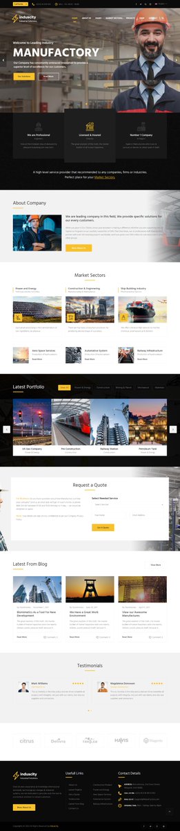 WPWebMadness's tweet image. Induscity - Factory and Manufacturing Website Design
Want that design, Contact me.

#WebDevelopment #webdesignanddevelopmentcourse #webdesigning #WebsiteDesign #ResponsiveDesign