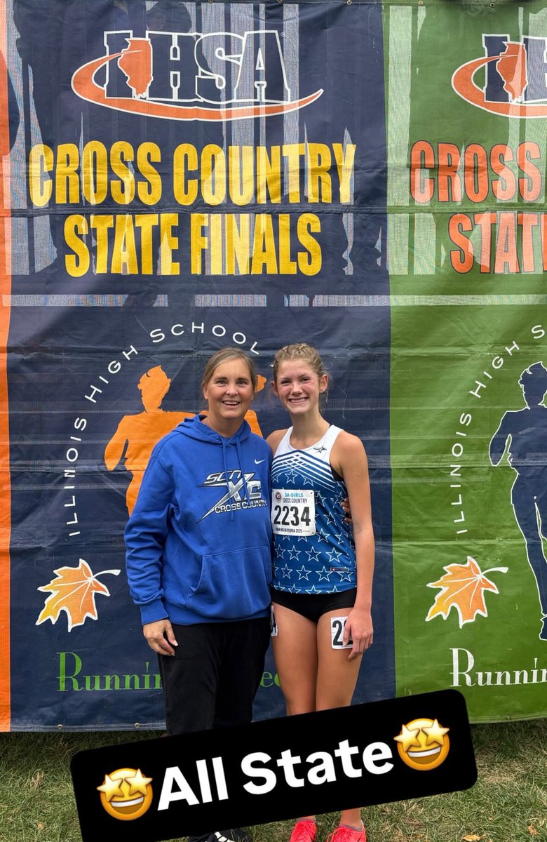 Gwen Hobson is ALL-STATE! Congrats to Gwen on her 13th place finish!🏅

#StarsatState🤩
