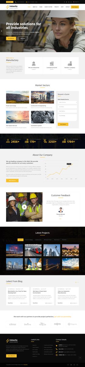 WPWebMadness's tweet image. Induscity - Factory and Manufacturing Website Design
Want that design, Contact me.

#WebDevelopment #webdesignanddevelopmentcourse #webdesigning #WebsiteDesign #ResponsiveDesign