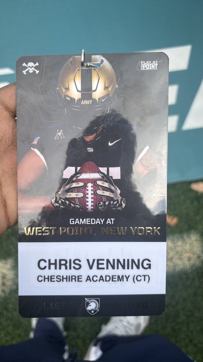 Had a great time <a href="/ArmyWP_Football/">Army Football</a> today!! I appreciate the love and hospitality. Look forward to being back here!! <a href="/Coach_Mella/">Bill Mella</a> <a href="/KwadNotQuad/">Kwadir Delgado-McIntyre</a> <a href="/markecke/">Mark Ecke</a> <a href="/CoachBimpong88/">Jonathan Bimpong</a> <a href="/CAcatsFB1794/">Cheshire Academy Football</a> <a href="/ScoutingNE/">Coach Silva</a> <a href="/NE6FB_Recruits/">NE-Recruits</a>