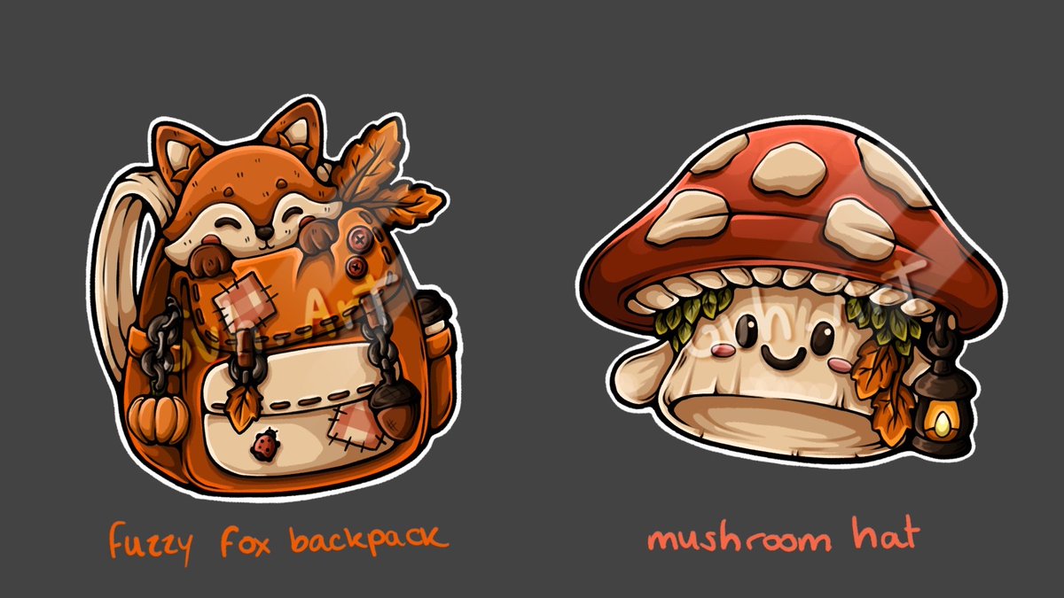 Concept Art I made for some unique Autumn UGCs! 🍂🍄

#ROBLOX #RobloxDev