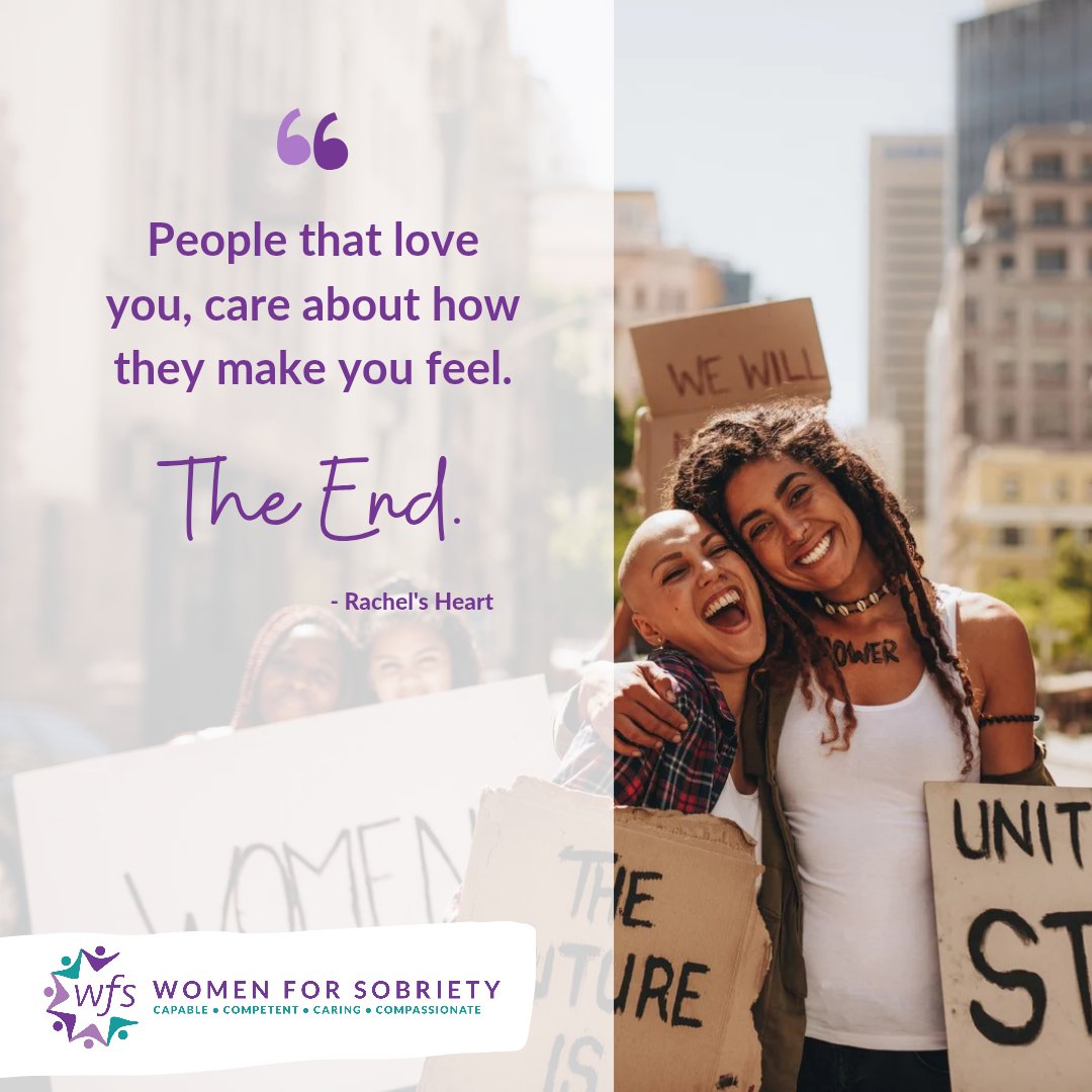 Love can change the course of my world. 
Caring is all-important. 
#WFS #NewLifeProgram #Statement7
#WomenForSobriety
For more info: linktr.ee/wfsinc