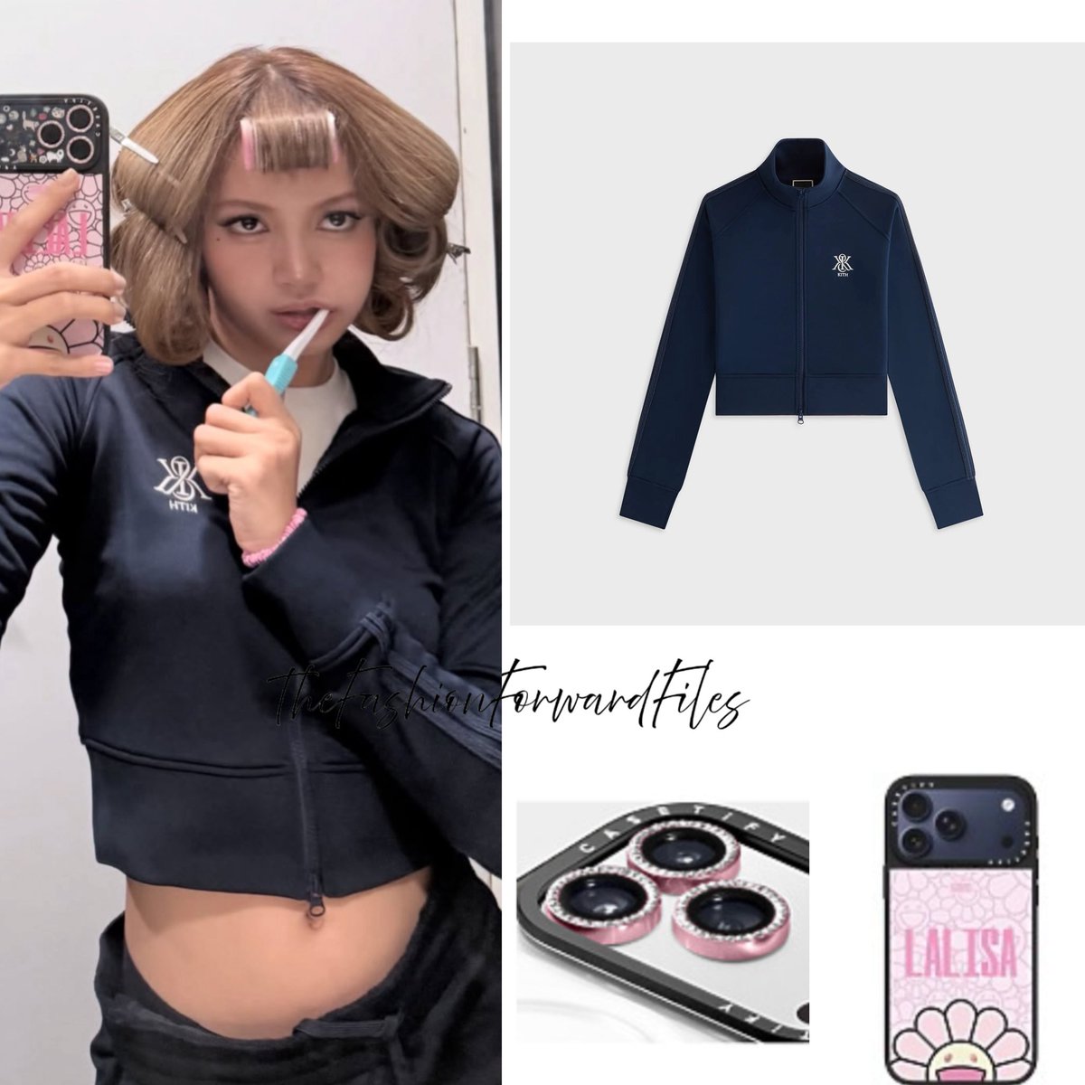 BLACKPINK LISA VIXI TRACK JACKET Mサイズ LISA ALTER EGO MERCHANDISE VIXI TRACK JACKET / BLK - NUBIAN