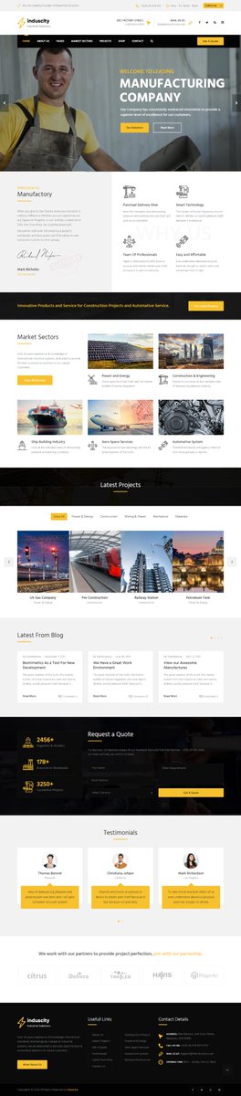 WPWebMadness's tweet image. Induscity - Factory and Manufacturing Website Design
Want that design, Contact me.

#WebDevelopment #webdesignanddevelopmentcourse #webdesigning #WebsiteDesign #ResponsiveDesign