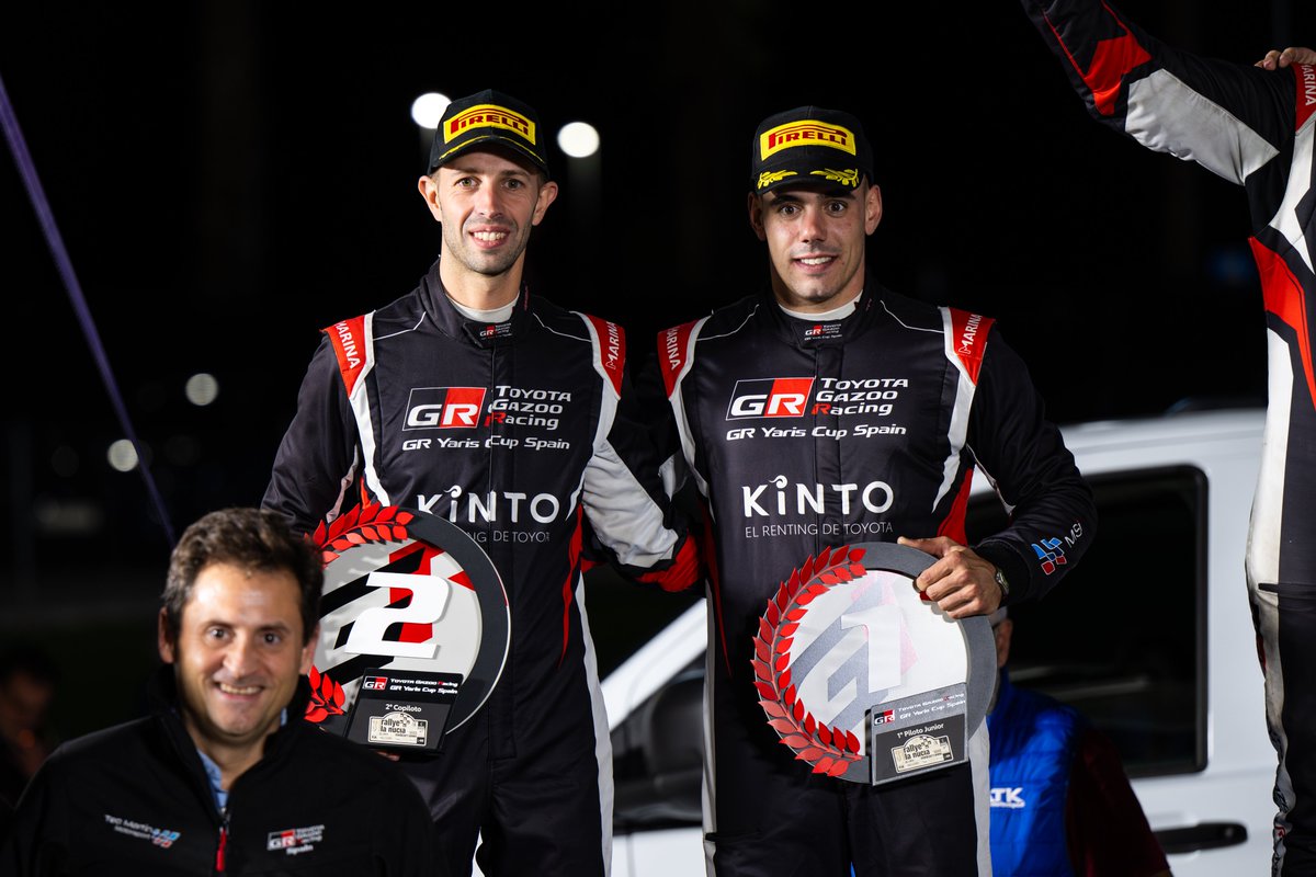 TGR_Spain's tweet image. Un último podio 🥇🥈🥉 para cerrar el año. Llegó el momento de celebrar una temporada de la #GRYarisCupSpain inolvidable. 🍾

#ToyotaGAZOORacing #MSISpain