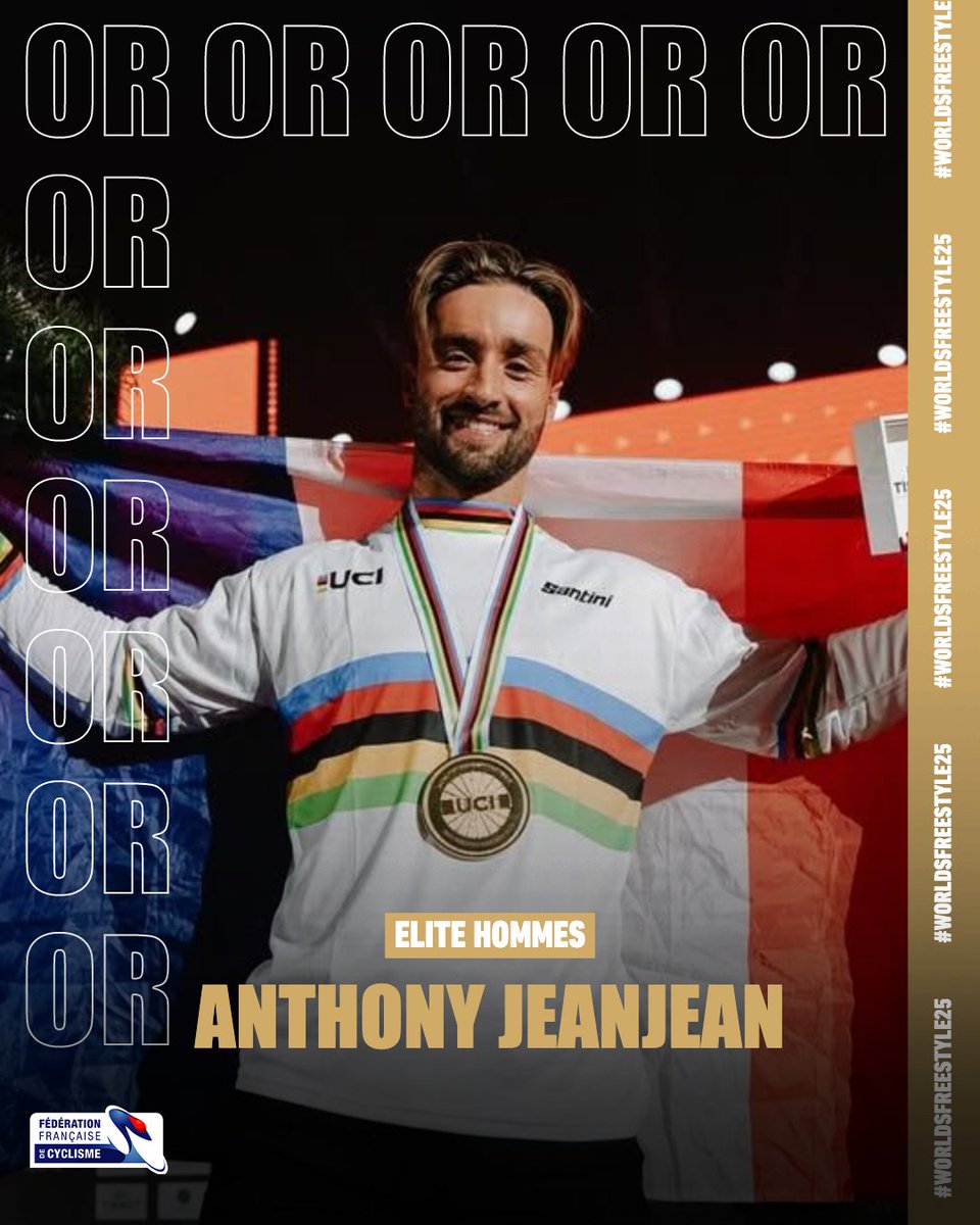 C'est MAGIQUE ! 

🏆️🌈 ANTHONY JEANJEAN SUR LE TOIT DU MONDE 🌈🏆️

Bravo tous nos athlètes Park et Flat, bravo au staff de l'équipe de France 🔥