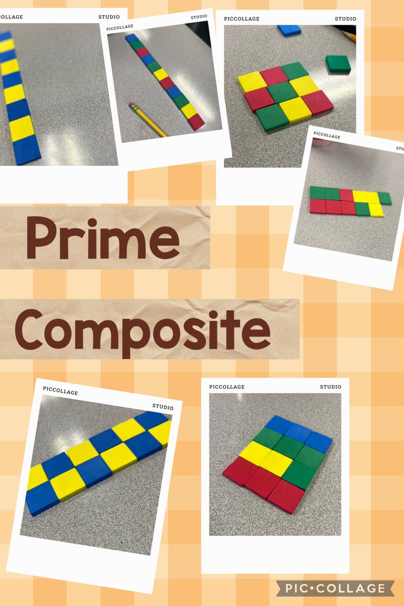 maryekemper's tweet image. Concrete modeling is powerful. 

Challenge: Build an array using x color tiles. 

Then: 5 practices for orchestrating productive math discussions to build understanding of prime v composite.

Anticipate. Monitor. Select. Sequence. Connect.

#iteachmath
#appledistinguishededucator