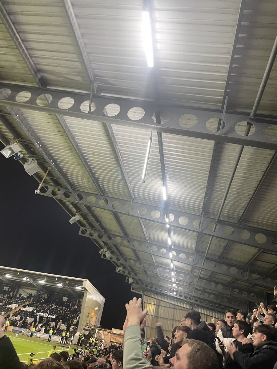 FattusPrickus's tweet image. Josh Campbell, smashing the away stadium lights to bits with a shite shot at goal there.

Does what he wants that laddie.