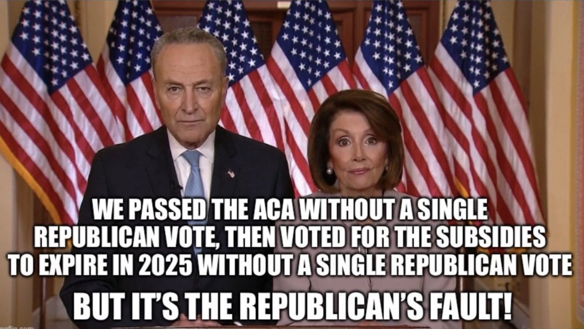 Subsidizing the ACA - Obamacare - is the real problem, especially with this shutdown!  We were promised MUCH lower healthcare costs. 
It’s been an abject failure.  
Time to end Obamacare.