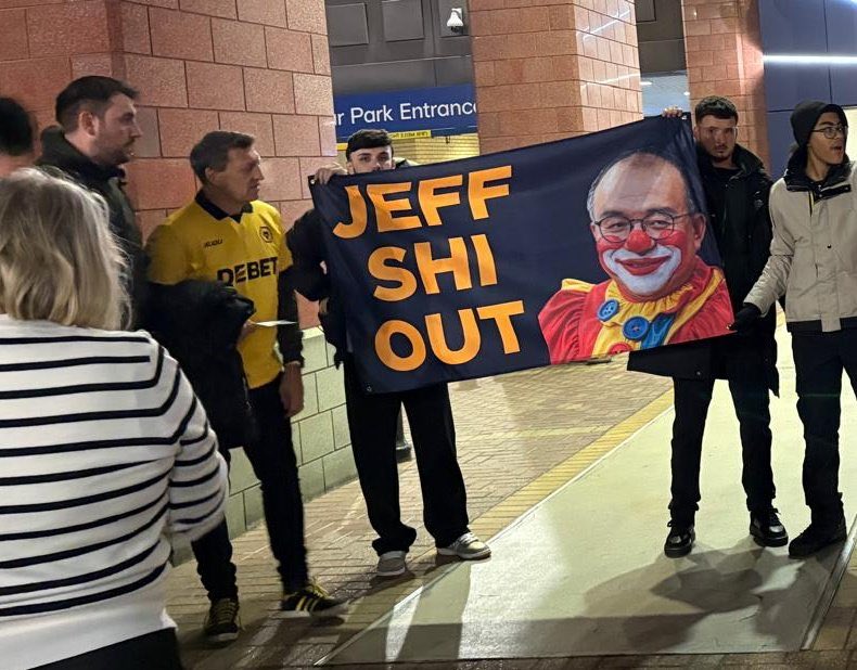 WV1Rep's tweet image. There’s been more international breaks this season than #Wolves have points…

It was a “good window” though!! Time’s long up Shi, off you go back to Chinha and tell your cronies to sell the club too while you’re at it. All not welcome in Wolverhampton.
#WWFC #FosunOut #ShiOut