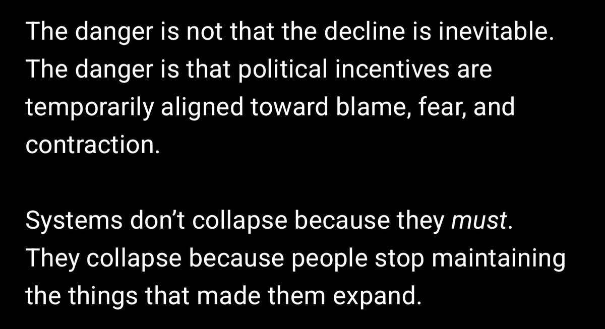 Ramzees's tweet image. Is our system experiencing an inevitable decline?