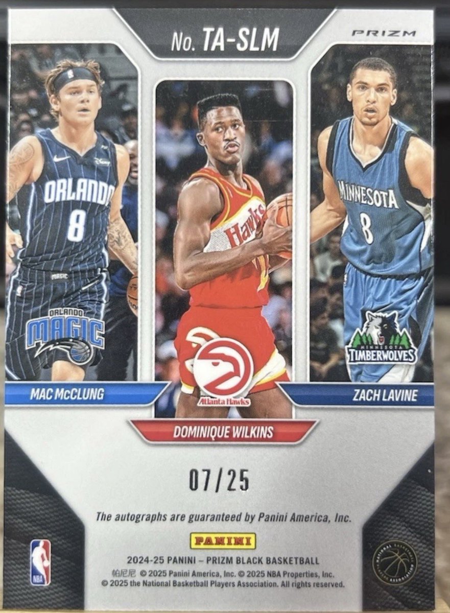 _ElectricBoogie's tweet photo. CRAZY ONE HERE!

Lavine, Wilkins, and McClung triple auto /25

$250 **OBO** https://t.co/kWoZSQH480