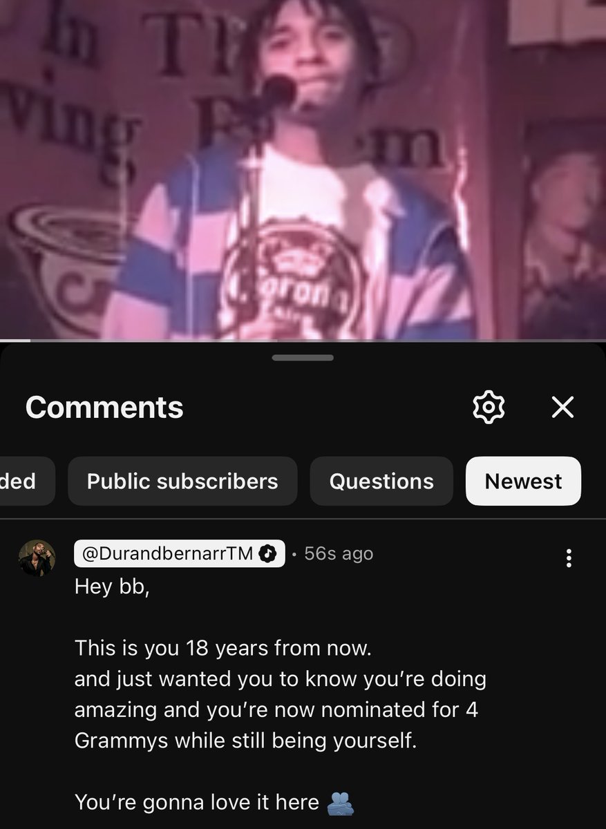 Dear 19yr old Durand 🫂