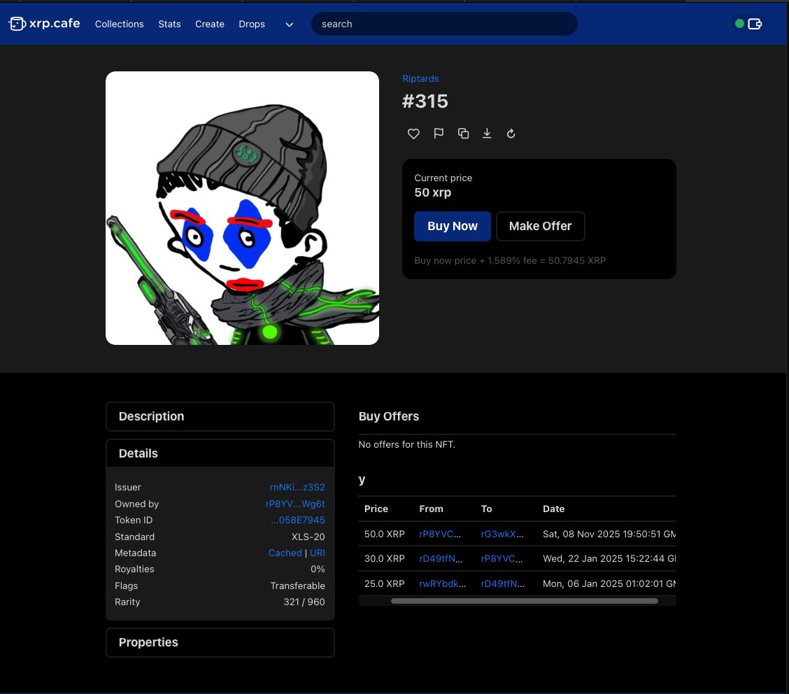 ABCMAGAMan's tweet image. I have had an offer on this for a few days now and finally caved and just paid his asking price. This one speaks to me and I told my guy @browardboyxrp I was gonna snag me one of these eventually. Brother I would truly appreciate getting to use your incredible tool for my NFT…