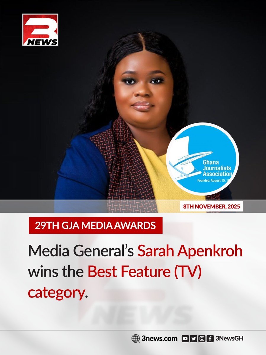 Media General’s very own has been honoured at the 29th GJA Media Awards, clinching the Best Feature (TV) award.

This achievement celebrates her commitment to powerful storytelling and journalistic excellence. We’re proud of your outstanding accomplishment!