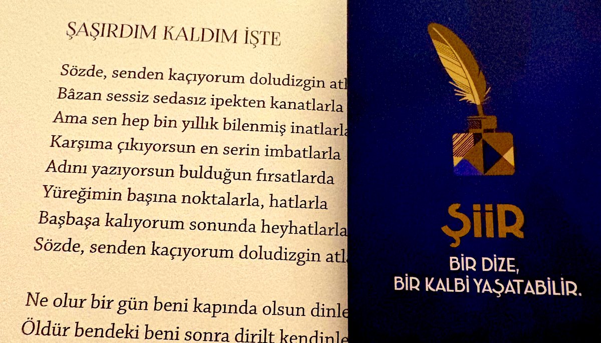 Bazen bir dize, bir kalbi gerçekten yaşatır.