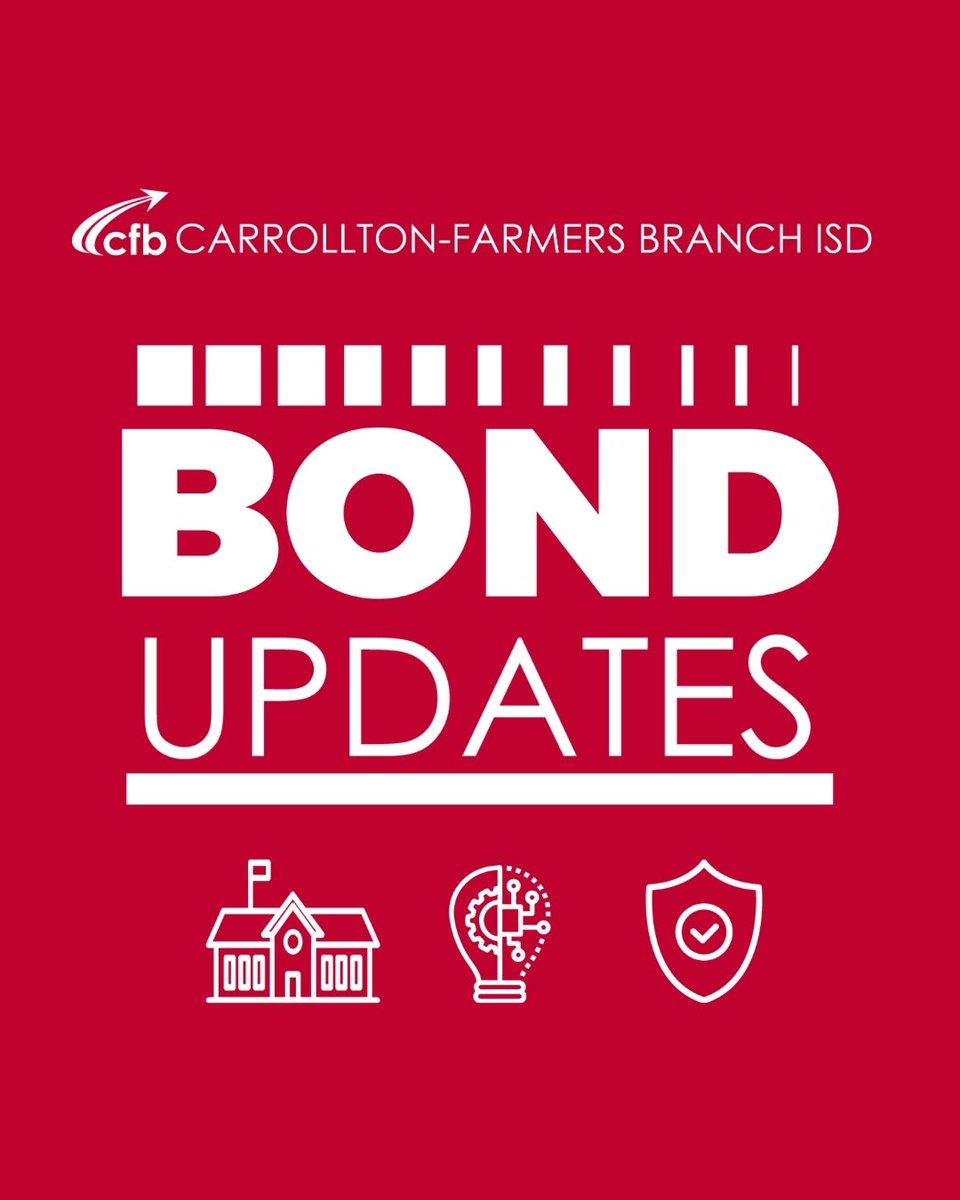 🏫 As part of CFBISD’s promise to keep our community members informed of Bond-related projects, please view the list of recent updates at: bit.ly/47K56s9