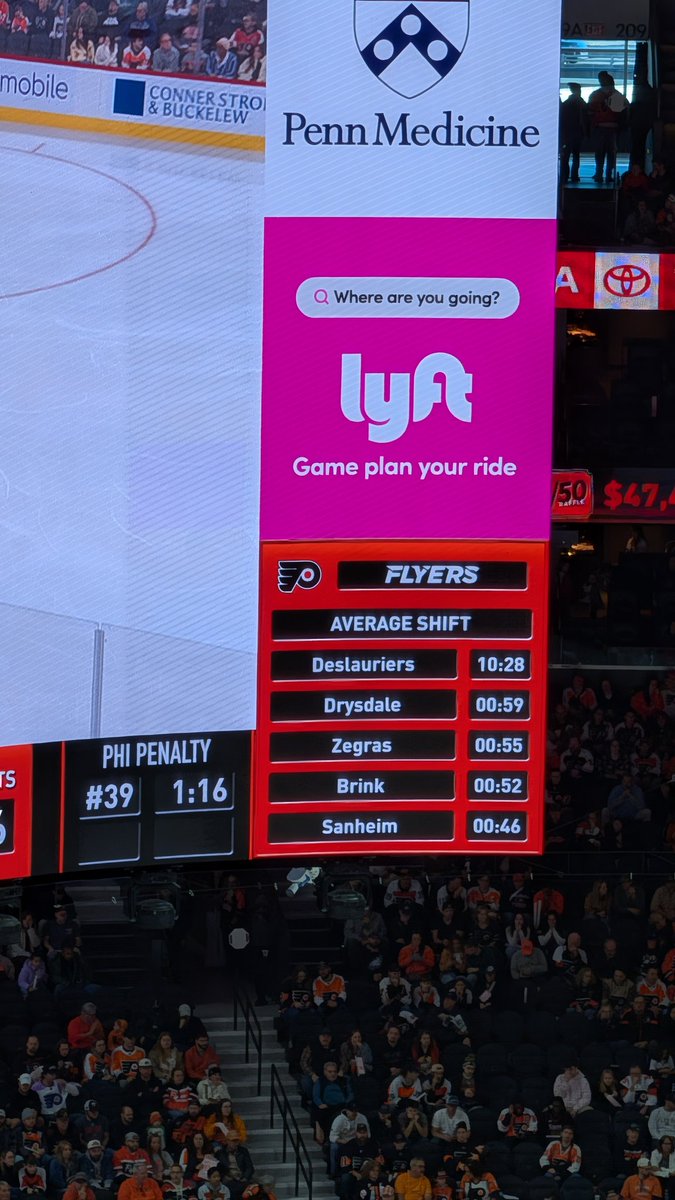 Deslauriers taking some crazy shifts today for the <a href="/NHLFlyers/">Philadelphia Flyers</a> 
<a href="/charlieo_conn/">Charlie O'Connor</a> <a href="/BeeTEE15/">getPucksDeeeeeeep</a> <a href="/billmeltzer/">Bill Meltzer</a>