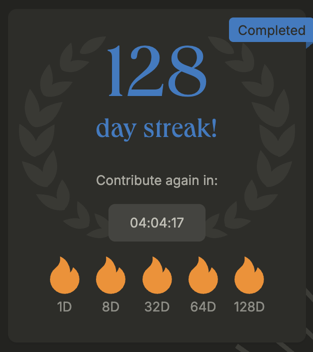 Mom, dreams do come true! From playground days to this epic win 😂 128 days streak on <a href="/ethos_network/">Ethos</a> 🚀