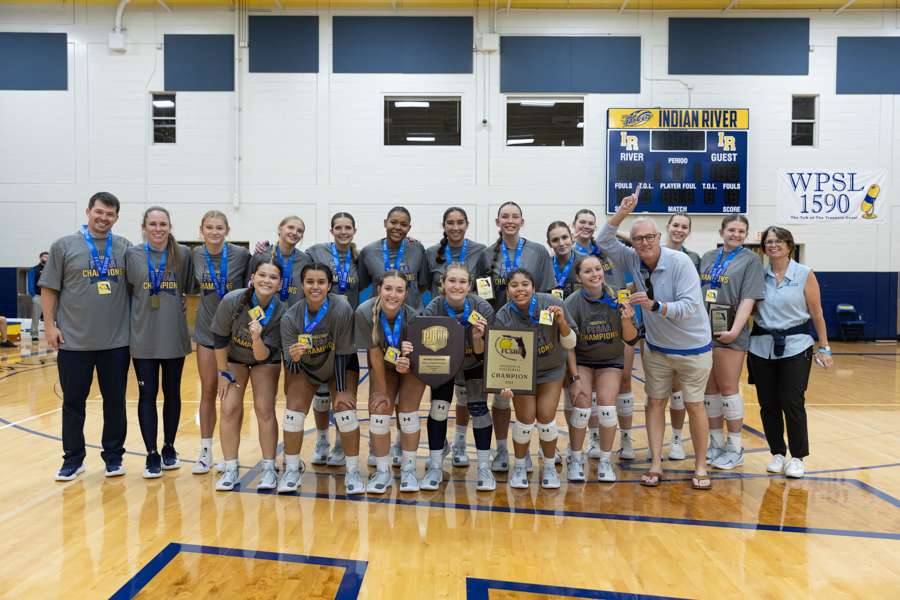 CHAMPS CHAMPS CHAMPS! A season built on strength, focus, and teamwork leads to <a href="/sjr_state_vb/">SJR State Volleyball</a> claiming the FCSAA DII Volleyball title! 🏆🏐

Next up: The NJCAA DII Volleyball Championship! #Road2CedarRapids

📸: Simone Amaduzzi

#SJRState #Champs