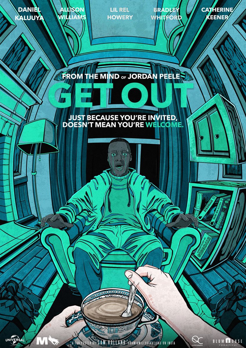 PosterSpy's tweet image. Get Out by PRO Member Sam Holland

#GetOut
