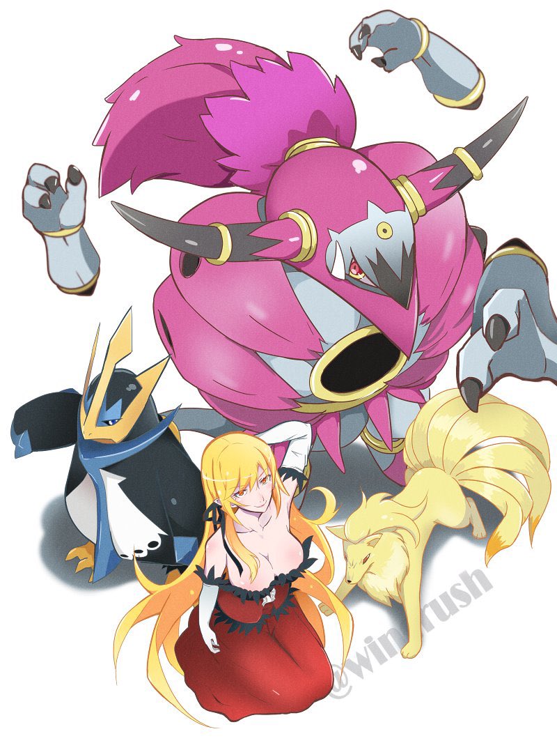 Hoopa!

Shinobu and the Pokémon repost