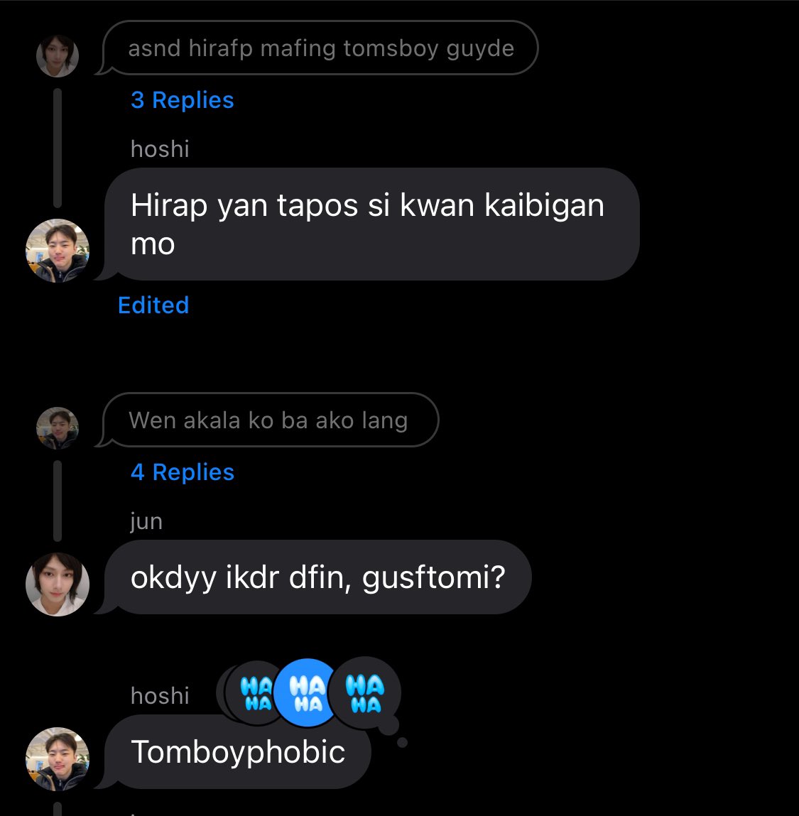 tentenbap's tweet photo. tomboy shenanigans ni #jun ft nagbabardang #boosoon https://t.co/tTMQzsSXqF