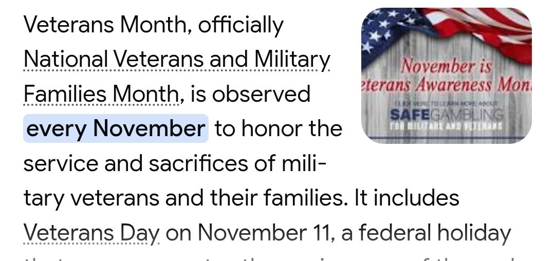 <a href="/MAGAVoice/">MAGA Voice</a> It's literally veterans month right now you fucking dumbass.... the fact that you don't know that highlights your fake outrage.