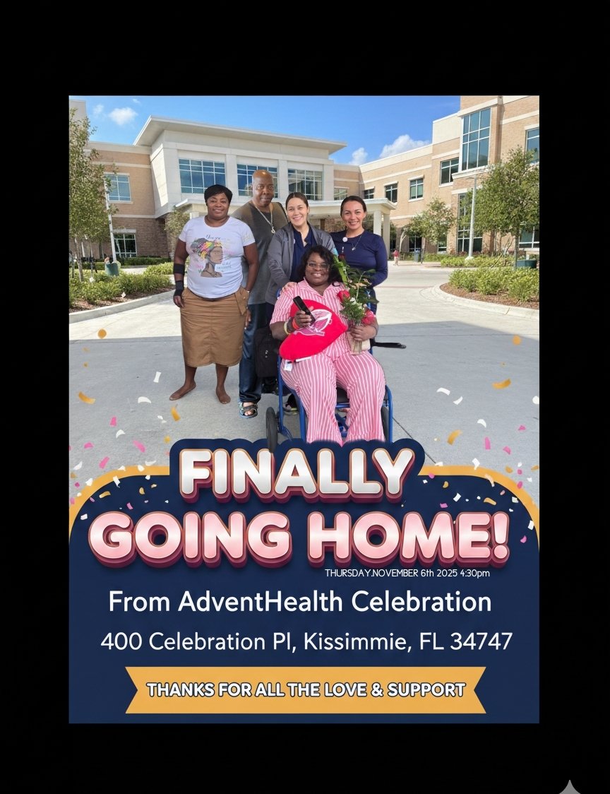 LamonteBrown's tweet image. It&apos;s been a long and bumpy road, but I&apos;m finally home and on the mend. I want to thank everyone from the bottom of my heart for the Love &amp;amp; Prayers you&apos;ve sent my way—your support truly speeds up the healing process.

#FinallyHome #GoingHome #AdventHealth #CelebrationFL #Recovery