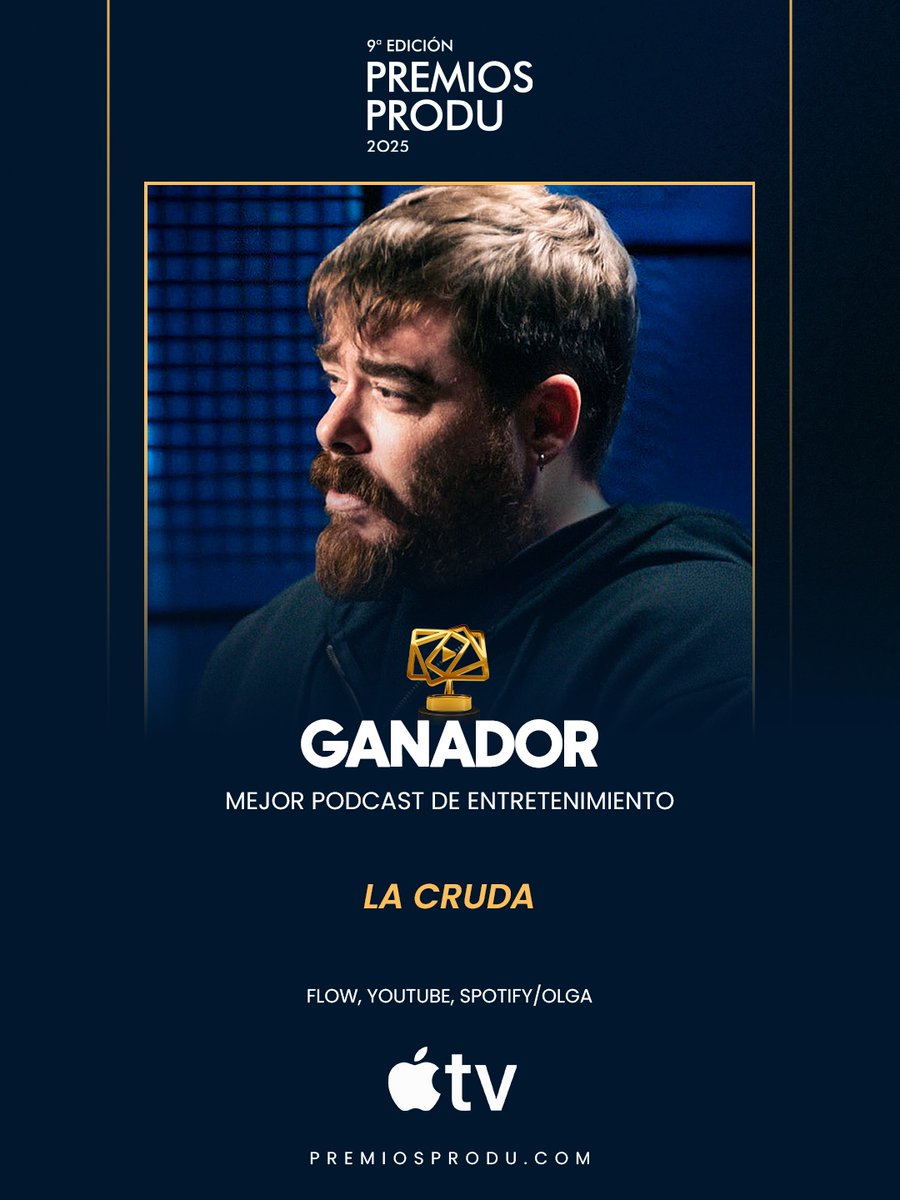 ¡Estos son los ganadores en las categorías “Mejor Podcast de Ficción”, "Mejor Podcast Documental", "Mejor Podcast de Entretenimiento"!  

Más en premiosprodu.com 

Patrocinado por <a href="/AppleTV/">Apple TV</a>