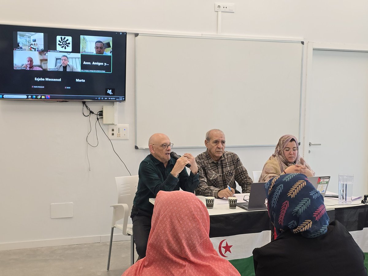 Acto de seguimiento de las sentencias sobre los acuerdos comerciales entre Marruecos y la UE.

Los recursos del Sahara Occidenral para los y las saharauis.

Y nosotras siempre al lado del pueblo saharaui.