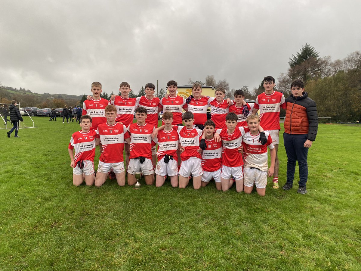 Fé 16 D3 Football Championship Final

Full time
🔴⚪️ U16 Adrigole/Urhan : 5-11(26)
⚪️🔵 U16 Aghinagh : 3-6(15)

Well done lads ❤️❤️❤️❤️