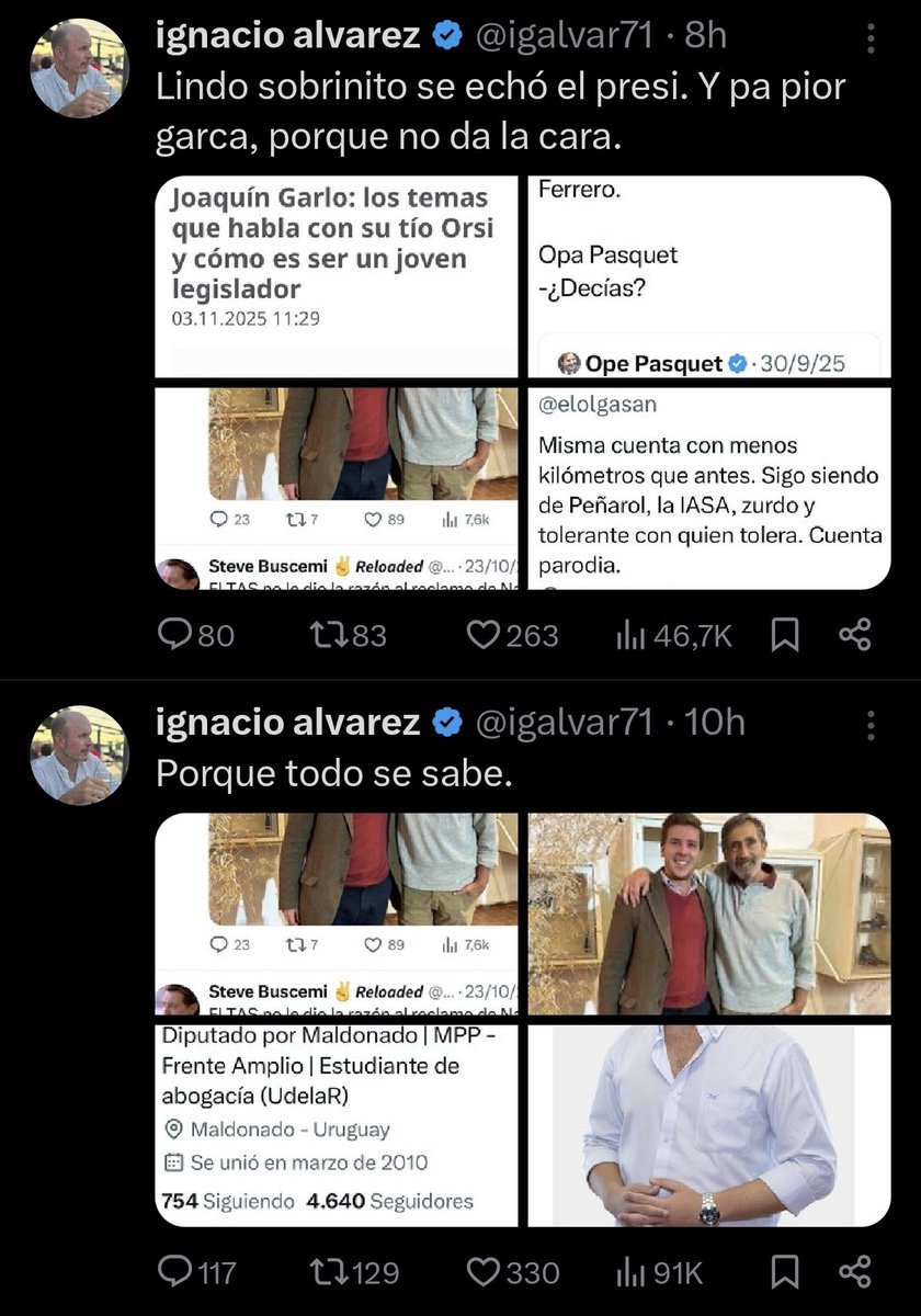 VeronicaRF1212's tweet photo. Hace un día // hoy él
Me avisan cuando @igalvar71 salga a pedir disculpas, que ando con ganas de reís.
Así espero 🚬 https://t.co/77xhakqe2S