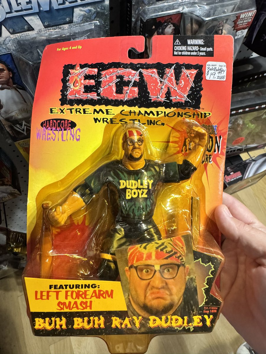 OzzyInOk's tweet photo. Found this bad boy today at a retro shop.  @bullyray5150 @BustedOpenRadio #ECW https://t.co/gnIhYRSu74