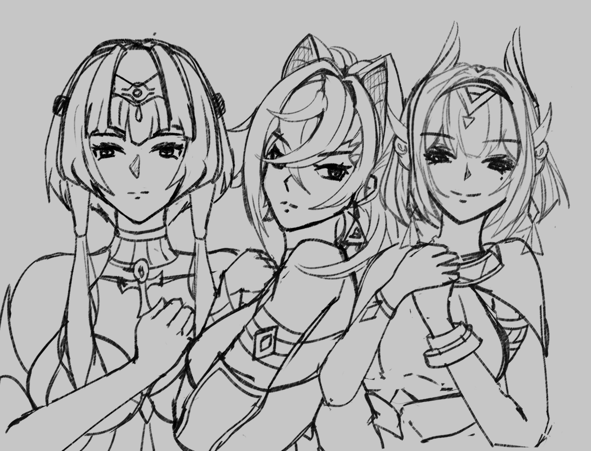 Not much time after work so...sketching for fun