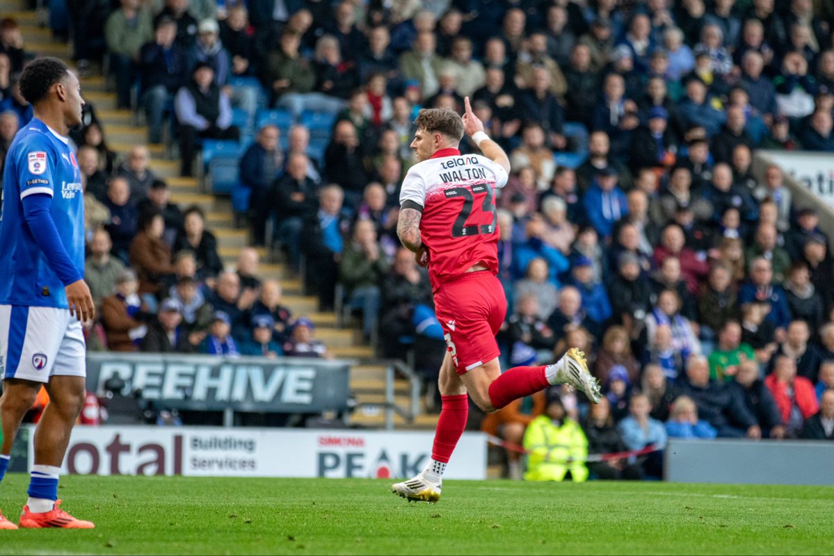 What a crazy game that was. Take the point and move on. Buzzing to have got 2 goals, away support unreal! 👏🏻 <a href="/ASFCofficial/">Accrington Stanley</a>