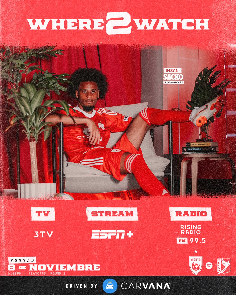 Where to watch? Look no further⤵️

#TodosRojos | #AwayDays Driven by <a href="/Carvana/">Carvana</a>