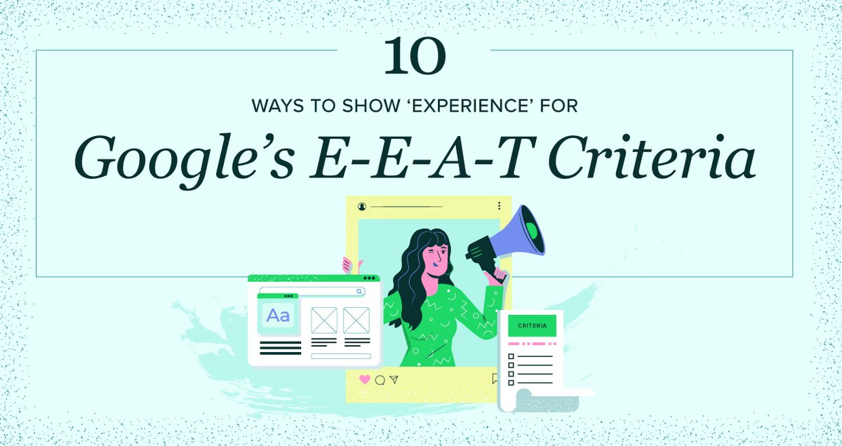 Brafton's tweet image. Google added Experience to its E-E-A-T criteria — and it’s a game-changer. Here are 10 ways your content can rise to the top: brafton.com/blog/brafton-r…

#Brafton #EEAT #ContentMarketingBlog #MarketingAgency #GoogleUpdate