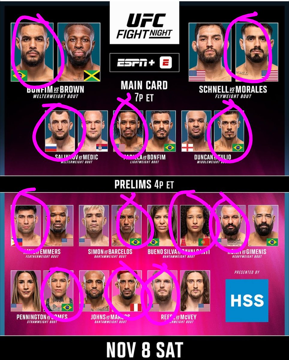 My Picks!! 🔥🔥
Prelims start at 4pm 
#ufc #MMATwitter