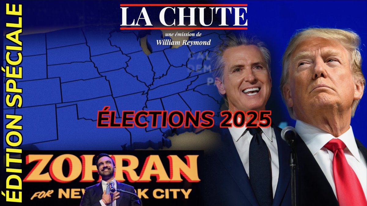 🚨 Trump, Newsom, Mamdani : les VRAIS enseignements de l’élection 2025 🇺🇸

EN DIRECT MAINTENANT et c’est UNIQUEMENT sur YouTube puisque X vient - encore - de nous couper l’accès ici 🤬🤬

Lien 👇