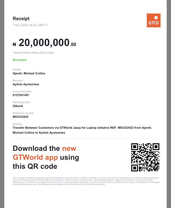 Omo #DonJazzy just dey send random people N20M. Tag him to this post and explain how you can startup a business with N20M. He might just pick you ooo