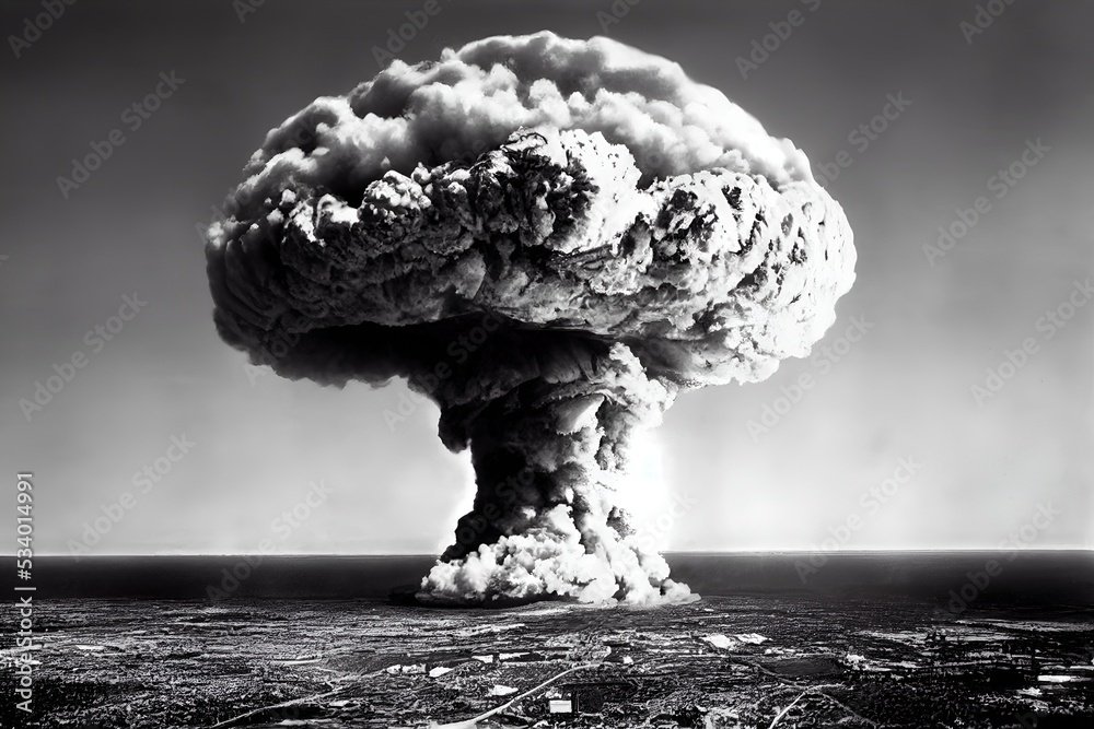 Atom bombs were only ever a Cold War fear campaign.  

Made with special effects and standard explosives.  Nobody ever saw a nuclear explosion, it was all hearsay and legend.  Atoms are only a mathematical theory anyway.  

Sorry to ruin the illusion.