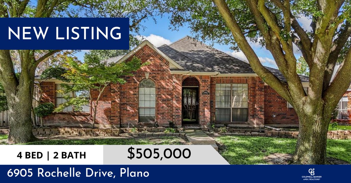 AmyClements5's tweet image. 📍 New Listing 📍 Take a look at this fantastic new property that just hit the market located at 6905 Rochelle Drive in Plano. Reach out here or at (214) 763-0571 for more information!

Listed by Jaime Melcher

Amy Cleme... aclements.cbapex.com/showcase/6905-…