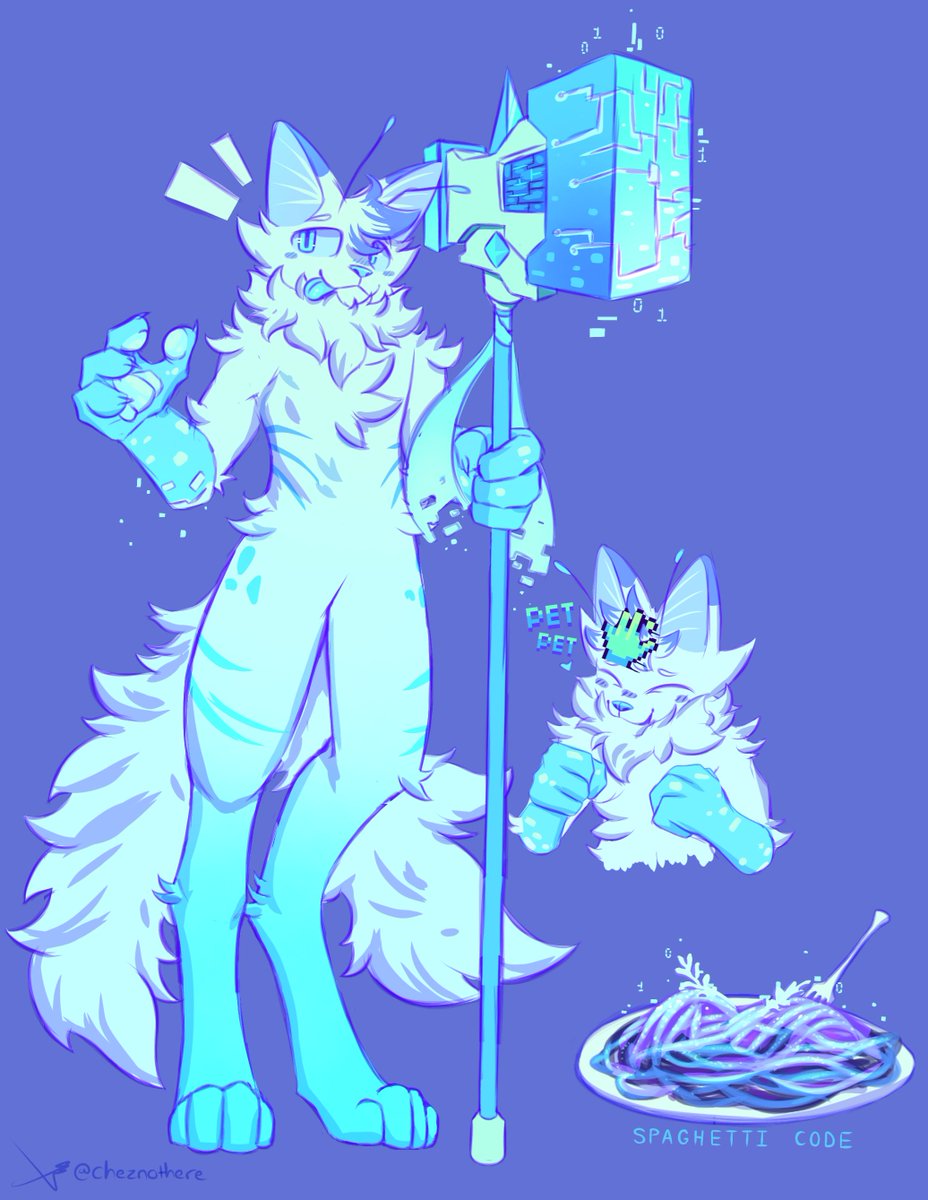 working on a silly little guy
#Furry #FurryArt