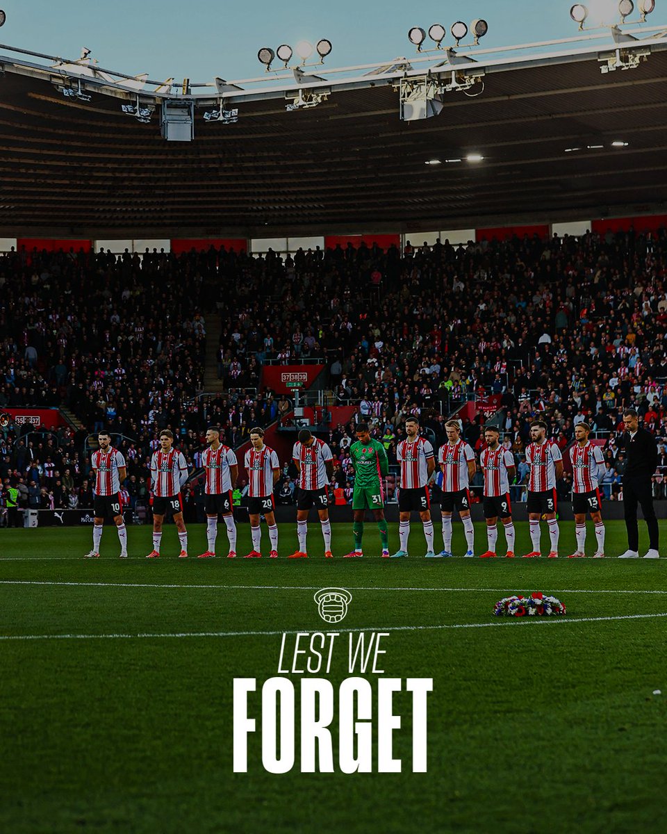 SouthamptonFC's tweet image. We will remember them.