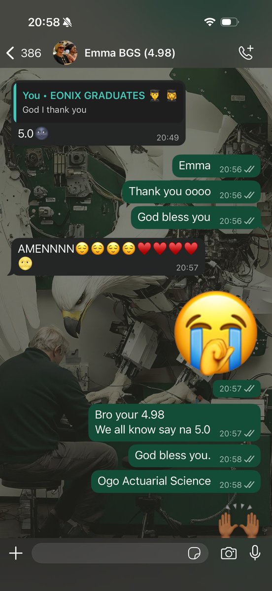 solomonandmemze's tweet image. I HAD A 5.0 GPA IN MY LAST SEMESTER IN UNILAG ⚙️.

#ACTUARIALSCIENCE