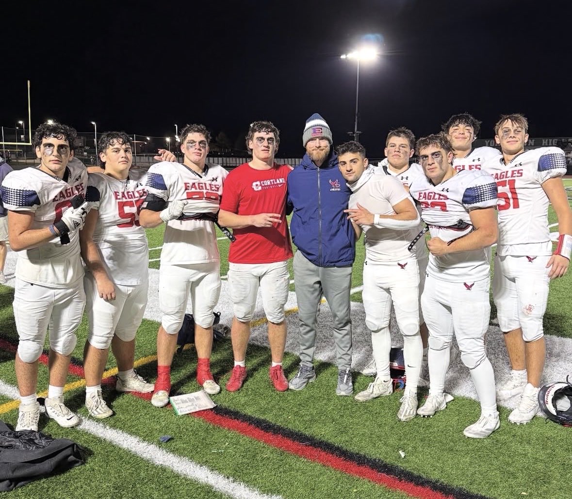 Shoutout to S&amp;C Coach Shane O’Connor. Coach Shane puts in countless hours preparing our student-athletes and is the driving force behind our programs’ development.  Very fortunate to have someone so dedicated and supportive! 

<a href="/Eagle___Nation/">EHS ATHLETICS</a> <a href="/KDJmedia1/">Kevin Devaney Jr.</a> <a href="/hoopsmbd/">Mike Dougherty</a> <a href="/FaMSportsVF/">FaM Sports New York Varsity</a>