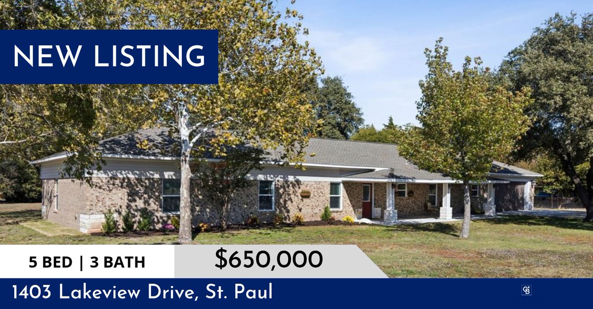 dhcb's tweet image. 📍 New Listing 📍 Take a look at this fantastic new property that just hit the market located at 1403 Lakeview Drive in St. Paul. Reach out here or at (214) 535-7858 for more information!

Listed by Amanda Ravetta

Debbie Holla... dholland.cbapex.com/showcase/1403-…