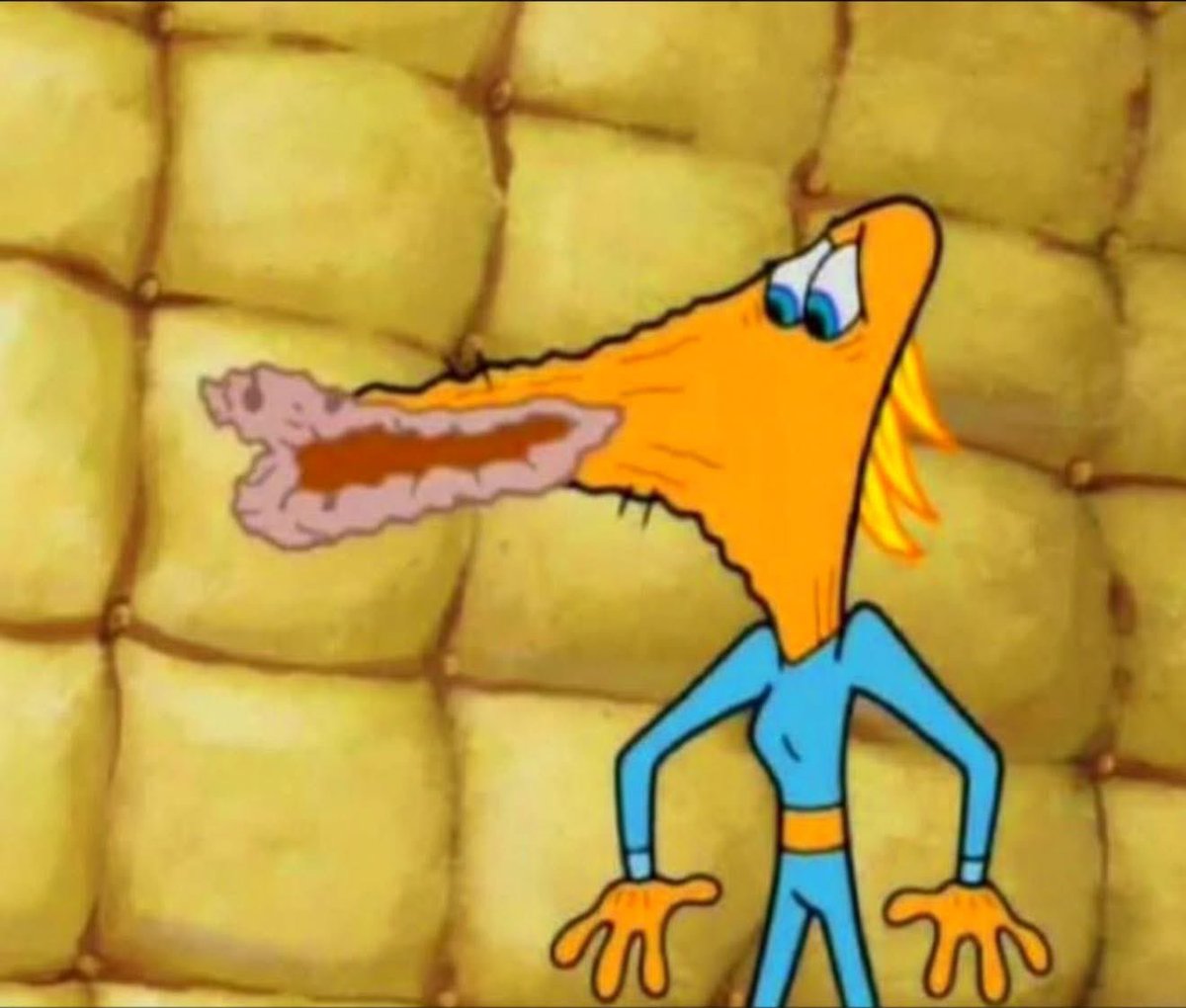 Callunc's tweet image. How I feel when I forget my chapstick at home